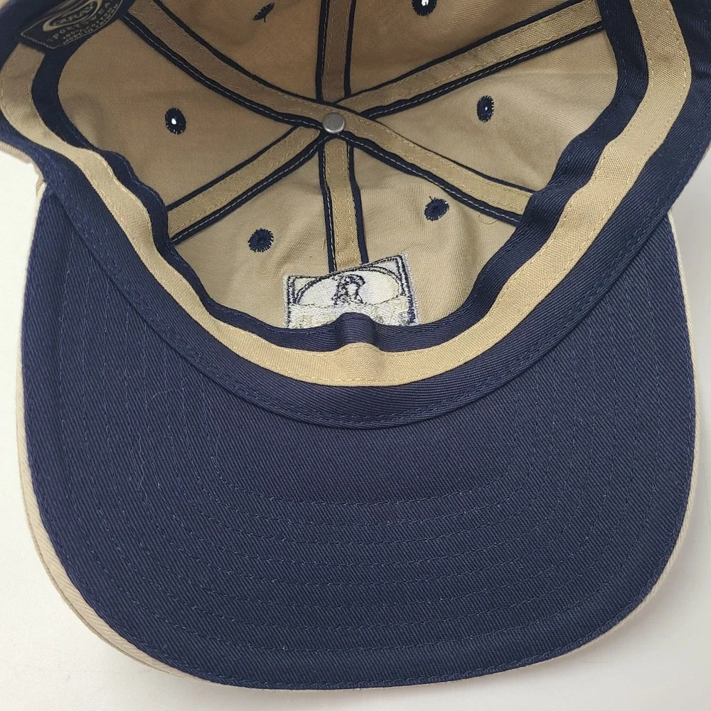 Mammoth Cave Hat Adjustable Ouray Beige Blue Hiker Brand National Park Logo Men